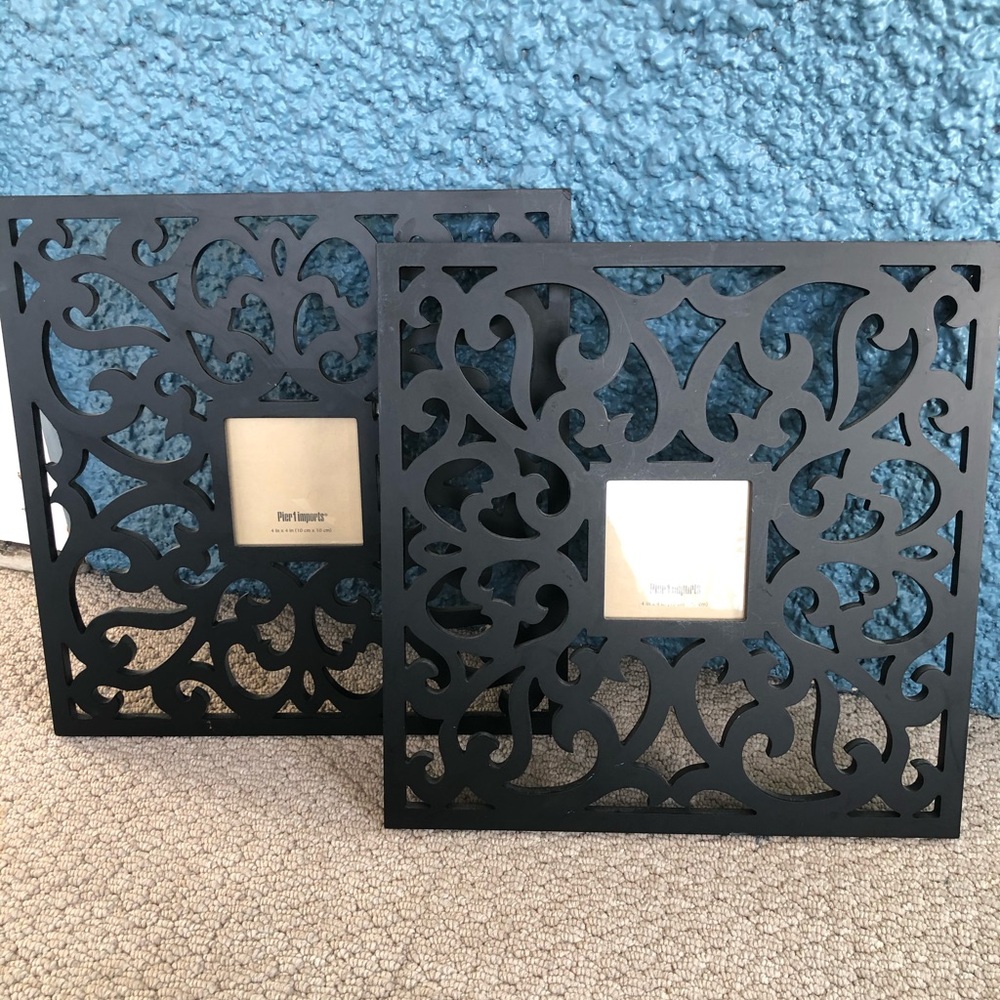 Set of black Pier 1 frames